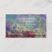 カスタム名刺の印刷 – Peacock Colors 名刺 (裏面)