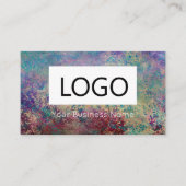 カスタム名刺の印刷 – Peacock Colors 名刺 (正面)