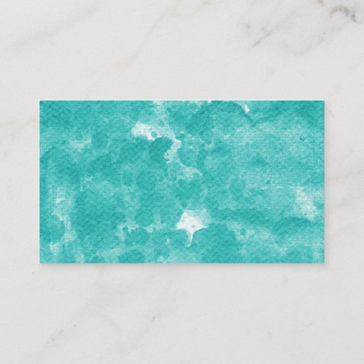カスタム名刺グリーンマーブルパーソナライズされた 名刺 (裏面)