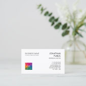 カスタム名刺トレンディーシンプルエレガントモダン 名刺 (スタンド正面)