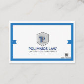 カスタム名刺弁護士の名刺。 名刺 (裏面)