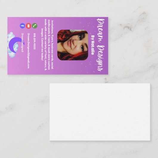 カスタム名刺 コーリングカード (正面/裏面)