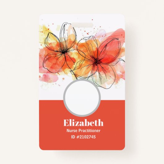 カスタム名刺 バッジ (正面)