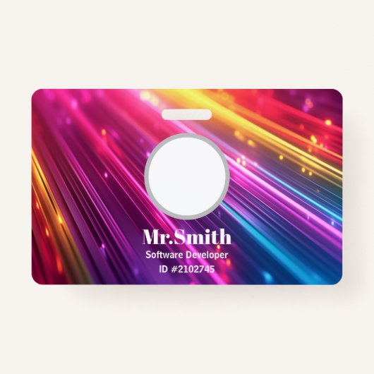 カスタム名刺 バッジ (正面)