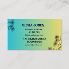 カスタム名刺 | プロフェッショナルとスタイリッシュ 名刺