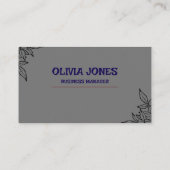 カスタム名刺 | プロフェッショナルとスタイリッシュ 名刺 (裏面)