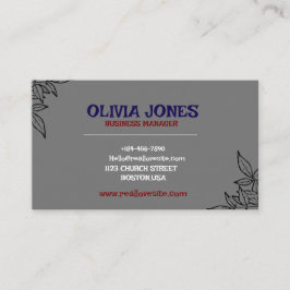 カスタム名刺 | プロフェッショナルとスタイリッシュ 名刺