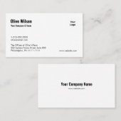 カスタム名刺 – 印象に残る 名刺 (正面/裏面)