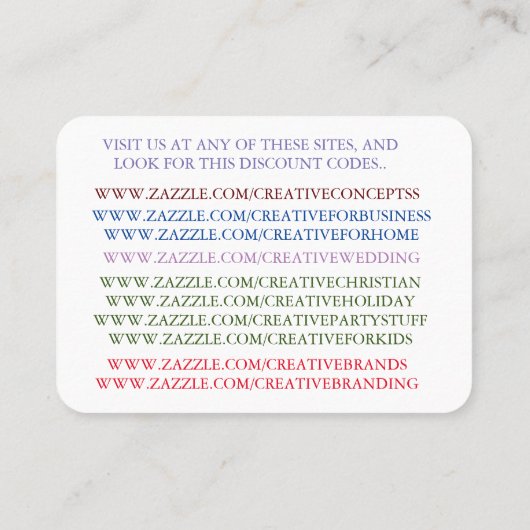 カスタム名刺 名刺 (裏面)