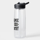 カスタム名前の追加クロスカントリーランニングランナーのチーム ウォーターボトル (左面)