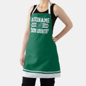 カスタム名前の追加クロスカントリーランニングランナーのチーム エプロン (インサイチュ)