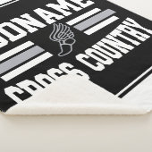 カスタム名前の追加クロスカントリーランニングランナーのチーム シェルパブランケット (3/4)