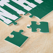 カスタム名前の追加クロスカントリーランニングランナーのチーム ジグソーパズル (側面)