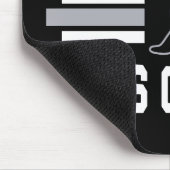 カスタム名前の追加クロスカントリーランニングランナーのチーム マウスパッド (コーナー)