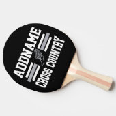 カスタム名前の追加クロスカントリーランニングランナーのチーム 卓球ラケット (横)