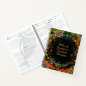 カスタム名前の追加フローラお気に入りのレシピ ノートブック (内部)