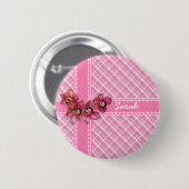 カスタム名前の追加ボタン 缶バッジ (正面&裏面)