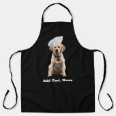 カスタム名前をカスタムする犬の写真エプロン – ことわざ エプロン (正面)