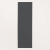 カスタム名前をグレーに追加モダンする ヨガマット (裏面)