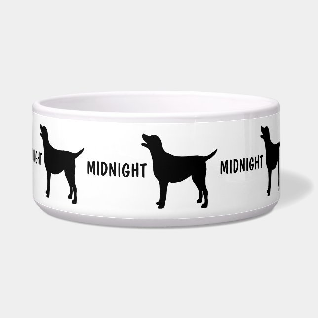 カスタム名前を追加ドッグボウル ボウル (右)