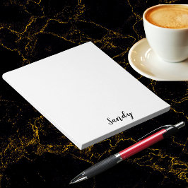 カスタム名前パーソナライズされた引用文フォトアートワーク小 ノートパッド