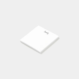 カスタム名前パーソナライズされた引用文フォトアートワーク3 x 3 ポストイット