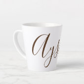 カスタム名前 カフェラテマグ (左アングル)