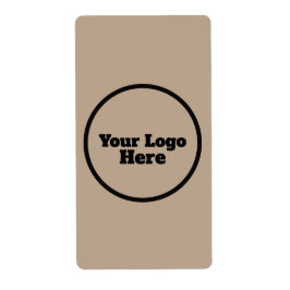 カスタム名前、ロゴ、写真の追加 ラベル