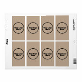 カスタム名前、ロゴ、写真の追加 ラベル (フルシート)