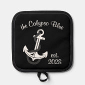 カスタム名及び設立年月日 鍋敷き (正面)