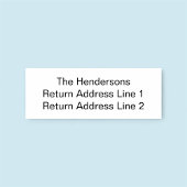 カスタム名名差出人住所ゴム印 ラバースタンプ