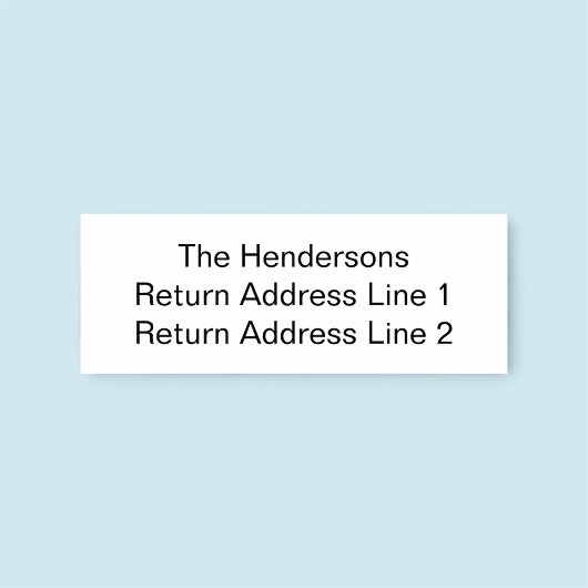 カスタム名名差出人住所ゴム印 ラバースタンプ