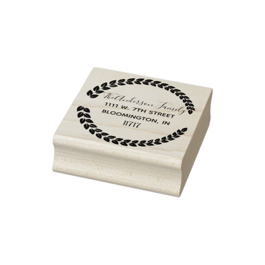 カスタム名名差出人住所ゴム印 ラバースタンプ (スタンプ)