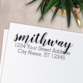 カスタム名字差出人住所ビッグ・プリマドーナ セルフインキングスタンプ