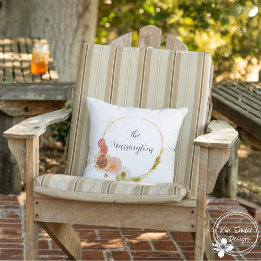 カスタム名山花リース アウトドアクッション