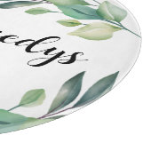 カスタム名年始のフローラ カッティングボード (角)