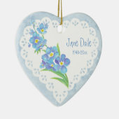 カスタム名忘れ前の花 セラミックオーナメント (右)