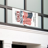 カスタム名愛国的な抗議旗 横断幕 (ビルの外側)