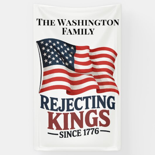 カスタム名愛国的な抗議旗 横断幕 (縦)