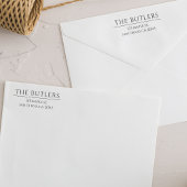 カスタム名木材差出人住所スタンプ ラバースタンプ