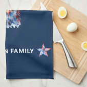 カスタム名米国記号 キッチンタオル (四つ折り)