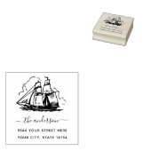 カスタム名署名差出人住所 ラバースタンプ (押印)