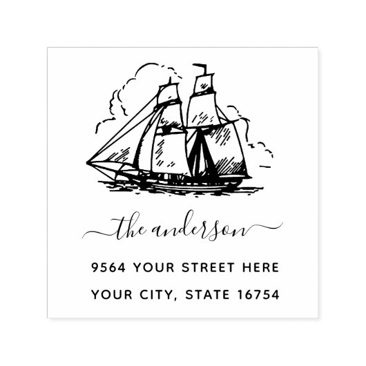 カスタム名署名差出人住所Self-i セルフインキングスタンプ (デザイン)