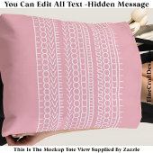 カスタム名言収納ポーチ Hidden+Message+Love+Your+Soul トートバッグ