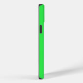 カスタム名門私立校風の緑モノグラムドロップシャドウ Case-Mate iPhoneケース (裏面 / 右)