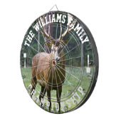 カスタム名鹿パーソナライズされた写真 ダーツボード (正面右)