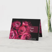 カスタム名 - ジュニアブライズメイド ありがとう サンキューカード (裏面)