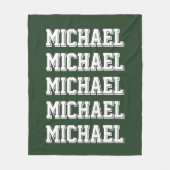 カスタム名 フリースブランケット (正面)