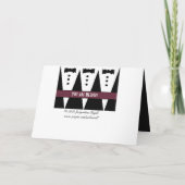 カスタム名 ベストマン招待状 招待状 (裏面)