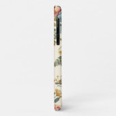 カスタム名 ヴィンテージ フェミナイ フローラル Case-Mate iPhoneケース (裏面/左)